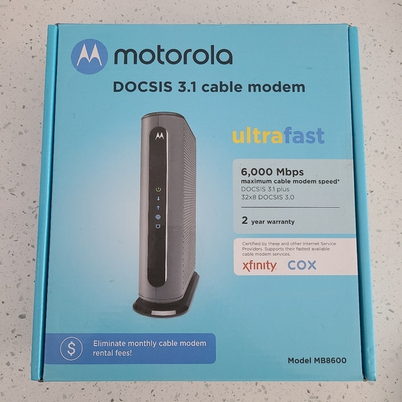 Motorola DOCSIS 3.1 Cable Modem - Picture 1 of 1